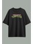 Unisex Ninja Kaplumbağa Sırt Baskılı Tişört, Oversize Çizgi Film Temalı T-Shirt 2