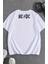 Unisex Ac Dc Angus Young Ense Baskılı Tişört, Oversize Rock Grubu Temalı T-Shirt 2