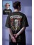 Unisex Kuru Kafalı Megadeth Sırt Baskılı Tişört, Oversize Rock Band Temalı T-Shirt 1