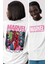 Unisex Mar Vel Karakterleri Sırt Baskılı Tişört, Oversize Süper Kahraman Temalı T-Shirt 1
