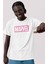 Unisex Mar Vel Karakterleri Sırt Baskılı Tişört, Oversize Süper Kahraman Temalı T-Shirt 2