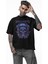 Unisex Megadeth Gas Mask Skull Baskılı Tişört, Oversize Rock Band Temalı T-Shirt 3