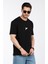 Erkek Bisiklet Yaka %100 Pamuk Rahat Kalıp 777 Sayı Baskılı T-Shirt 3