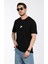 Erkek Bisiklet Yaka %100 Pamuk Rahat Kalıp 777 Sayı Baskılı T-Shirt 4
