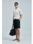 Aler Spor Erkek Chino Şort Slim Fit Siyah 5