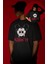 Unisex Killin It Yazılı Tişört, Oversize Korku Filmi Hallowen Temalı T-Shirt 1
