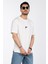 Erkek Bisiklet Yaka %100 Pamuk Rahat Kalıp 777 Sayı Baskılı T-Shirt 1