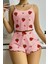 Çilek Desenli Kadın Şortlu Pijama Takımı 1