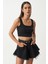 Askılı Crop 2'li Paket Örme Bluz 2