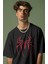 Unisex With Great Power Comes Great Responsibility Yazılı Tişört, Oversize Örümcek Baskılı T-Shirt 1