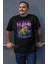 Unisex Def Leppard Animal Baskılı Tişört, Oversize Rock Band Temalı Bisiklet Yaka T-Shirt 1
