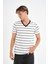 Alexandergardı V Yaka Çizgili T-Shirt 3