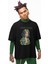 Unisex Cartoon Style Billie Eilish Baskılı Tişört, Oversize Müzik Temalı T-Shirt 1