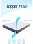Topper 2.5 Pro - Serinletici Soğuk ve Lyocell Kılıflı Adaptif Visco Yatak Pedi - Memory Foam 1
