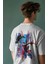 Unisex Super Hero Spider Sırt Baskılı Tişört, Oversize Örümcek Evreni Temalı T-Shirt 3