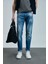 Franz Smart Jean Erkek Pantolon Slim Fit Mavi 3