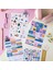 A5 Sticker Book 1183 Adet 18 Yaprak Renkli Etiket Defteri 2