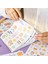 A5 Sticker Book 466 Adet 18 Yaprak Renkli Etiket Defteri 4