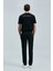 Funky Modern Grafik T- Shirt Siyah 6