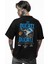 Unisex Kırmızı Mavi Ducatti Biker Life Sırt Baskılı Tişört, Oversize Motorsiklet Temalı T-Shirt 3