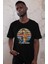 Unisex Hakuna Yazılı Tişört, Oversize Çizgi Film Aslan Kral Temalı T-Shirt 2