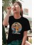 Unisex Hakuna Yazılı Tişört, Oversize Çizgi Film Aslan Kral Temalı T-Shirt 3