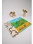 Monimubaby Katlanabilir Çift Taraflı Oyun Matı-Oyun Halısı 200X130X1CM (Taşıma Çantalı) 5