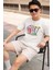 Unisex Salyangoz Gary Baskılı Tişört, Oversize Sünger Bob Karakteri Baskılı T-Shirt 2
