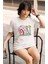 Unisex Salyangoz Gary Baskılı Tişört, Oversize Sünger Bob Karakteri Baskılı T-Shirt 3