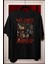 Unisex No Lives Matter Yazılı Tişört, Oversize Korku Filmi Karakterleri Hallowen Temalı T-Shirt 2