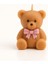Hoş Geldin Bebek Ayıcık Mum Hediyelik – Kız Bebek – Pembe Kurdele – Mevlid – Baby Shower – El Yapımı (10–30 Adet) 2