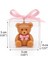 Hoş Geldin Bebek Ayıcık Mum Hediyelik – Kız Bebek – Pembe Kurdele – Mevlid – Baby Shower – El Yapımı (10–30 Adet) 3