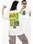 Unisex Be Star Sırt Baskılı Tişört, Oversize Billie Eilish Blur Baskılı T-Shirt 1