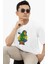 Unisex Be Star Sırt Baskılı Tişört, Oversize Billie Eilish Blur Baskılı T-Shirt 2
