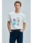Funky Modern Grafik T- Shirt Siyah 2