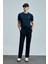 Olıvıa Modern Grafik T- Shirt Lacivert 4