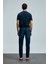 Lorenzo Smart Jean Erkek Pantolon Slim Fit Mavi 6