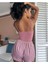 Pembe Renk Sleep Yazılı Şortlu Pijama Takım 3