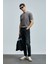 Bran Modern Grafik T- Shirt Siyah 4