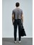 Bran Modern Grafik T- Shirt Siyah 6