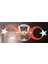 Epoksi Reçine Atatürk Temalı 33X96CM Ebadında Duvar Saati. 1