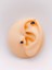 Cerrrahi Çelik Piercing ( Pirsing ) Damla Taşlı Dinozor Tragus Helix Piercing (1adet) 1