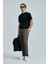 Bran Modern Grafik T- Shirt Siyah 4