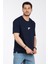 Erkek Bisiklet Yaka %100 Pamuk Rahat Kalıp 777 Sayı Baskılı T-Shirt 5