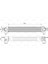 Turbo Intercoller Radyatoru Nemo Bıpper Fıorıno 1,3jtd Bıpper Nemo 1,4hdı Olcu: (540×82×64) 1