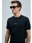Marcus Modern Grafik T- Shirt Siyah 3