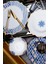 24 Parça Yaldız Süslemeli Bone China 6 Kişilik Sofra Yemek Takımı 5