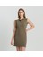 Csc Basic Polo Sleeveless Dress Kadın Sıfır Kol Elbise 4
