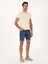 Erkek Açık Mavi Regular Fit Jean Şort 50268698-DN0022 3