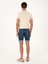 Erkek Açık Mavi Regular Fit Jean Şort 50268698-DN0022 4
